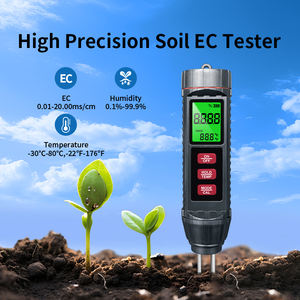 Testeur de sol et humidimètre 3-en-1 ST06 le plus vendu pour fleurs et plantes d'intérieur/extérieur – Détection de l'EC, de l'humidité et de la température – FDR CE&RoHS - Product Image 3