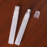 Flacon pulvérisateur de parfum vide pour enfants 5ml 10ml 15ml, en plastique, avec pompe, sérigraphie couleur personnalisée, vente en gros