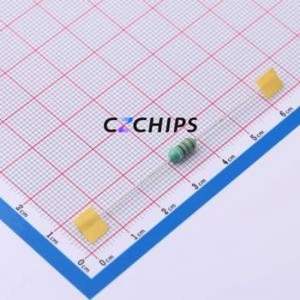 Inductor de Anillo de Color XRAL0410-331K / Componente de Orificio Pasante (THT), D4xL10.5mm 330uH 10% 137mA - Product Image 1