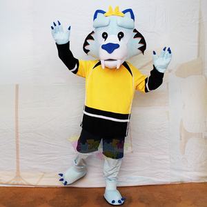 Disfraz personalizado <span class=keywords><strong>de</strong></span> Mascota <span class=keywords><strong>de</strong></span> lobo uniforme <span class=keywords><strong>de</strong></span> dibujos animados lindo personaje <span class=keywords><strong>de</strong></span> Animal adulto actividad fiesta juego disfraz <span class=keywords><strong>de</strong></span> Mascota <span class=keywords><strong>de</strong></span> felpa para la venta - Product Image 3