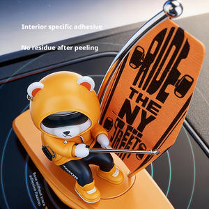 Neuer Auto-Dekorationsartikel: Schüttelnder Surf-Bär - Kreative Premium-Aromatherapie für die Mittelkonsole, Auto-Zubehör - Product Image 5