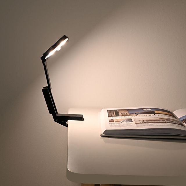 USB Rechargeable Mini Portable LED Book Light Clip-On Tablet Reading Night Light