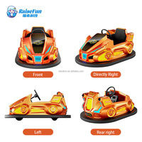 Voiture tamponneuse électrique lumineuse à LED pour intérieur et extérieur, rechargeable sur batterie, pour enfants et adultes, parc d'attractions, aire de jeux, loisirs