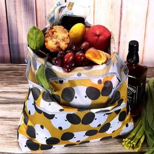 Nouveau sac fourre-tout portable de stockage d'épicerie écologique Design pliable Polyester lavable-pour un usage quotidien - Product Image 5