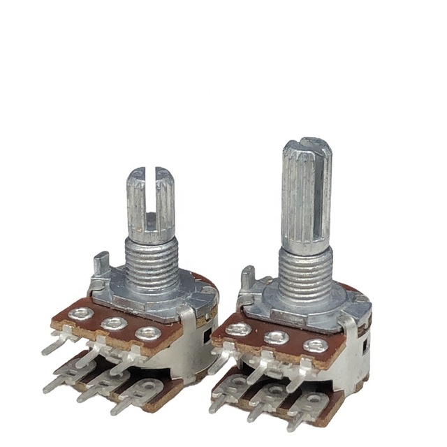 Ten Colors WH148 Dual Potentiometer B1K 2K 5K 10K 50K 1M Tolerance Made in China