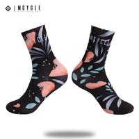 Chaussettes de sport personnalisées Mcycle, motif 3D, séchage rapide, écologiques, absorbant la transpiration, vente en gros, noir, bleu, football, basketball