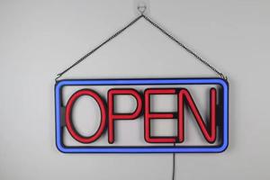 Kính thực Neon thư ánh sáng dấu hiệu kịch bản mở dấu hiệu với khung kim loại - Product Image 4