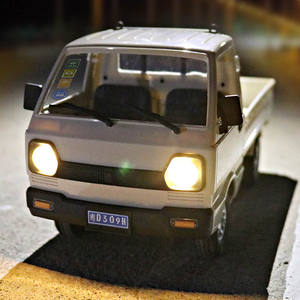 Coche <span class=keywords><strong>de</strong></span> juguete WPL D12Mini RC Suzuki, camión <span class=keywords><strong>de</strong></span> escalada <span class=keywords><strong>de</strong></span> derrape en carretera, carga 1/16, 2WD - Product Image 4