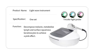 Instrumento de Ondas Luminosas de Escritorio para Rejuvenecimiento de la Piel, Máquina Antienvejecimiento con Compatibilidad con Enchufes de Varios Países, Incluido Enchufe CN, para Salón - Product Image 6