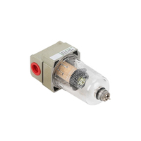 Filtro de Aire Comprimido Neumático con Drenaje Automático Serie YOUBOLI AF1500/2000 BF2000/3000/4000, Unidad de Tratamiento de Fuente de Aire con Puerto de 1/4