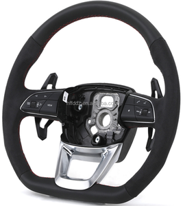 Volante de Fibra de Carbono Forjado para Audi A4 B9 A5 A3 S4 S5 RS4 RS5 2017 2018 2019 2020 2021 <span class=keywords><strong>2022</strong></span> - Product Image 1