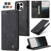 Étui de téléphone portable CaseMe en cuir PU de luxe, rabat magnétique antichoc pour OnePlus 15/13/12/11/8/8T/7/7T, avec fente pour cartes