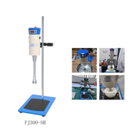Homogénéisateur haute vitesse à affichage numérique, émulsifiant grande capacité, multifonctionnel, à cisaillement élevé, pour dispersion et émulsion en laboratoire