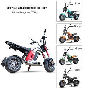 Hiện Đại 3000W Điện Citycoco Chopper Xe Đạp Cho Người Lớn 60 Km/H <span class=keywords><strong>Max</strong></span> Tốc Độ 17 Inch Dual-Hai Bánh Xe Scooter - Product Image 4