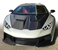 Fourniture d'usine nouveau capot moteur en Fiber de carbone forgé pour Lamborghini Huracan LP610 LP580 V Style vis de capot en Fiber de carbone