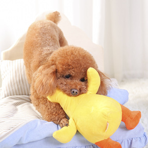 Jouet en peluche en forme de canard pour chiens, compagnon de jeu d'intérieur pour animaux de compagnie, cadeau pour chiot Corgi - Product Image 4