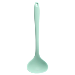 Cuillère à soupe en silicone, cuillère de cuisine antiadhésive en une seule pièce, résistante aux hautes températures, ustensile de cuisine pour la maison et les enfants - Product Image 4