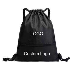 Customized Promotional Fashion Nylon <b>Drawstring</b> <b>Bag</b> Designer <b>Bags</b> Shopping Backpack with 20-38L Capacity for Outdoor Travel - Product Image 1