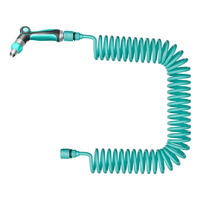 Tuyau d'arrosage spiralé en EVA PVC de 33, 50 ou 65 pieds avec pistolet pulvérisateur, norme CNS, pour l'irrigation printanière à domicile
