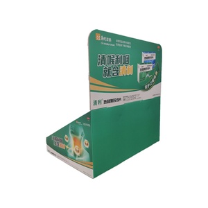 Customized Eco-Friendly Foldable CMYK Printed Cardboard Counter Display Retail Countertop Carton Display <b>Box</b> for Spray Medicine - Product Image 6