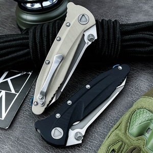 High Hardness D2 Steel Blade <b>Multi</b>-Functional DIY Utility Outdoor Pocket Knife G10 Fiber Handle Folding EDC Survival <b>Tool</b> - Product Image 4