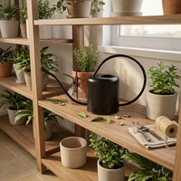 Bouteille pulvérisateur en verre, style nordique, pot d'arrosage en métal pour plantes, jardin intérieur et extérieur, maison, fleurs, bonsaï, arrosoir