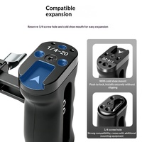 Poignée latérale à dégagement rapide NATO Rail pour cage de caméra DSLR, support supérieur pour stabilisateur, extension griffe froide en alliage d'aluminium et plastique