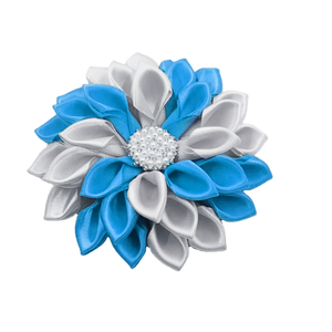 โบว์ติดผมโลหะแบบริบบิ้นยี่ห้อ <span class=keywords><strong>KIMMY</strong></span> สำหรับเด็กผู้หญิง สีพื้น ขนาด 3 นิ้ว ประดับมุกและเพชรเทียม พร้อมกิ๊บหนีบแบบจระเข้ สำหรับใช้ในชีวิตประจำวัน - Product Image 5