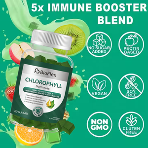 สารคลอโรฟิลแบบออร์แกนิกสำหรับผู้ที่ทานเป็นอาหารโซเดียมทองแดงคลอโรฟิลล์คลอโรฟิลล์ลูกอมอ่อน - Product Image 2