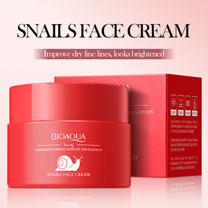 Crème hydratante et raffermissante à l'extrait de bave d'escargot pour femmes, usage nocturne, tous types de peau, importée - Product Image 5