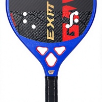 Raquette de beach tennis en carbone composite 3K/12k/18k durable et personnalisée 2026 avec surface texturée et noyau en mousse EVA à mémoire de forme