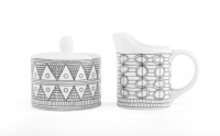 Vente flash : Ensemble de tasses et d'assiettes en céramique géométrique en forme de losange, vaisselle en porcelaine pour le café, le thé et le dîner