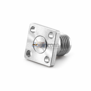Connecteur coaxial haute fréquence 2,92 mm 40G à panneau fixe à quatre trous à <span class=keywords><strong>bride</strong></span> traversante - Product Image 5
