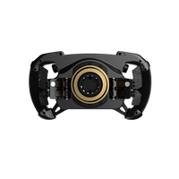 Volant de simulation de course MOZA GS V2P avec poignées en microfibre perforée, disposition multi-encodeurs, fixation rapide pour base Direct Drive PC