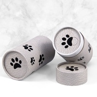 Ataúd de cremación de animales para mascotas, urna de papel, tubo de scatter, de cartón