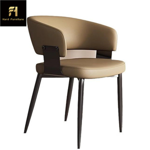 Chaises de salle à manger <span class=keywords><strong>design</strong></span> Ensemble table <span class=keywords><strong>et</strong></span> chaises à six places de haute qualité Chaises de restaurant en métal pour hôtel - Product Image 2