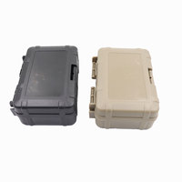 Boîte de rangement tactique rigide en plastique, antichoc, pour outils tactiques d'extérieur, boîte de protection robuste à coque dure