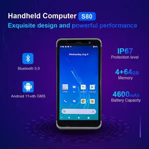 Rakinda портативный мобильный компьютер для сбора данных PDA Терминал Android 11 сканер штрих-кодов NFC RFID PDAS