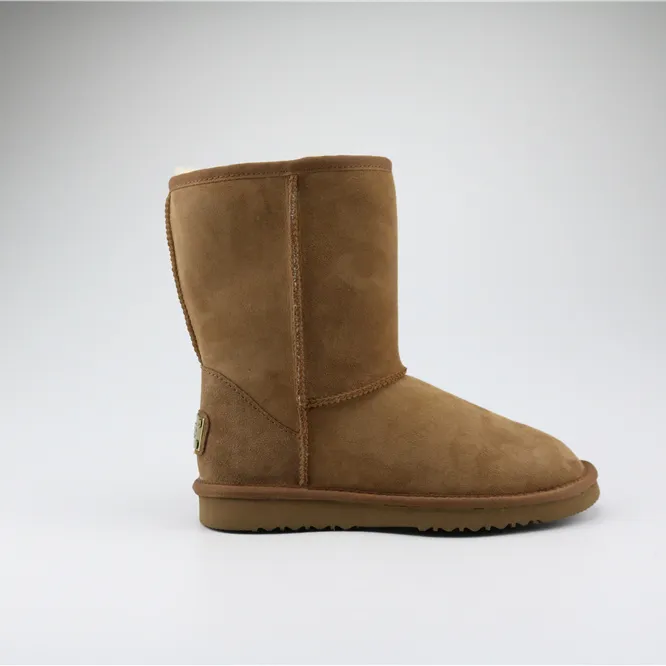5825 sheepskin wool EVA insole outdoor women cowsuede snow boots boots for women