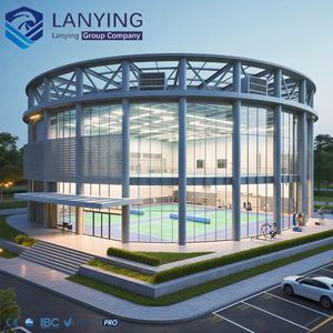 Grande structure sportive, hall de sport, bâtiment en acier pour stade, gymnases préfabriqués, terrain de basket-ball intérieur - Product Image 1