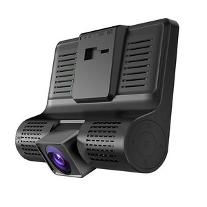 4 pouces HD 1080P 3 Lentille Voiture DVR Dash Cam Enregistreur Vidéo de Véhicule Caméra De Recul - Product Image 3