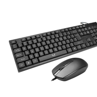 HK-HHT Clavier et souris USB économiques très vendus, ensemble pour ordinateur personnel