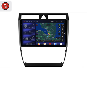 Radio de coche HI-FI Audio para <span class=keywords><strong>Audi</strong></span> A6 <span class=keywords><strong>R6</strong></span> RS6 1997 - 2006 REPRODUCTOR DE DVD de 9,5 pulgadas pantalla Android Video 2 Din 2K pantalla CarPlay DSP - Product Image 1