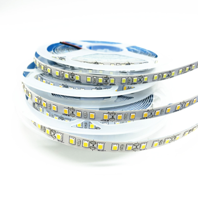 12V High Brightness 8mm 2835 SMD 120 LEDs/m 3000K/4000K/6500K White LED Strip Light for Indoor Advertising Sign