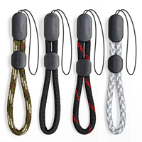 Mini sangle de doigt réglable, cordon de poignet anti-perte, sangle de maintien en corde tressée pour téléphone, appareil photo, accessoires de porte-clés