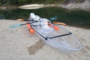 Un Kayak Transparent à Fond <span class=keywords><strong>de</strong></span> Cristal Océan à Double Siège, Canoë <span class=keywords><strong>de</strong></span> Pêche Clair pour 2 Personnes - Product Image 5