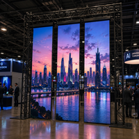 Écran LED intérieur enroulable P1.9, panneaux muraux LED, affichage numérique pour location de scène, exposition et publicité
