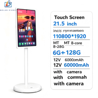 Écran intelligent mobile BOE, écran tactile HD portable, Android, point d'accès Wi-Fi, machine tout-en-un pour la diffusion en direct en libre-service