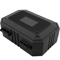 Petite boîte de sécurité en plastique, matériau PP, couleur noire, personnalisation OEM/ODM, support pour instruments électriques