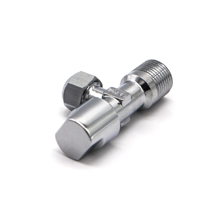 Válvula angular de latón, mango de plástico, válvulas de <span class=keywords><strong>bola</strong></span> de 1/2 pulgadas, válvula de ángulo de agua para cocina doméstica - Product Image 6